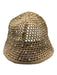 Lele Sadoughi Beige & White Polyester Blend Faux Pearl Crochet Bucket Hat Beige & White / One Size