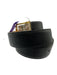 Salvatore Ferragamo Black, Brown, Gold, Silver Leather & Metal Mixed Metal Belts Black, Brown, Gold, Silver / S/M