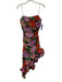 Ungaro Size Estimated Size Small Purple, Orange, Green Polyester Floral Dress Purple, Orange, Green / Estimated Size Small