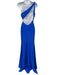 Sherri Hill Size Estimated Size Small Royal Blue Missing Fabric Tag Beaded Gown Royal Blue / Estimated Size Small