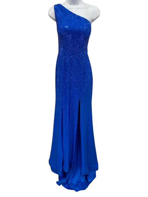 Sherri Hill Size Estimated Size Small Royal Blue Missing Fabric Tag Beaded Gown Royal Blue / Estimated Size Small