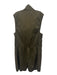 Marni Size 38 Army Green Cotton Zipper Detail Sleeveless Romper Army Green / 38