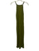Jonathan Simkhai Size S Green Tencel Ribbed Sleeveless Maxi Dress Green / S