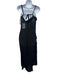 Proenza Schouler Size 6 Black & Gold Silk Pockets Jeweled Sleeveless Dress Black & Gold / 6