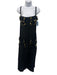 Proenza Schouler Size 6 Black & Gold Silk Pockets Jeweled Sleeveless Dress Black & Gold / 6
