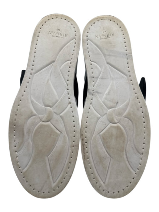 Alexandre Birman Shoe Size 40 White & Black Leather Low Top Laceless Sneakers White & Black / 40