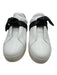 Alexandre Birman Shoe Size 40 White & Black Leather Low Top Laceless Sneakers White & Black / 40