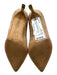 Manolo Blahnik Shoe Size 34.5 Beige Suede Pointed Toe Pumps Beige / 34.5