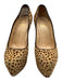 Christian Louboutin Shoe Size 37 Tan & brown Leather Pony Hair Platform Pumps Tan & Brown / 37