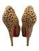 Christian Louboutin Shoe Size 37 Tan & brown Leather Pony Hair Platform Pumps Tan & Brown / 37