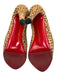 Christian Louboutin Shoe Size 37 Tan & brown Leather Pony Hair Platform Pumps Tan & Brown / 37