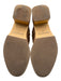 Bernardo Shoe Size 9 Tan Nude Leather Braided Wood Heel Clogs Tan Nude / 9