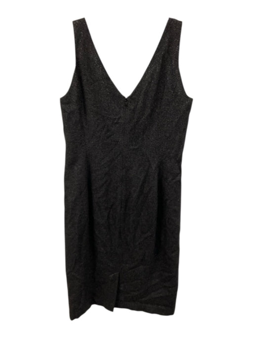 Ralph Lauren Black Size 8 Charcoal Wool Blend Sleeveless Sparkle Dress Charcoal / 8