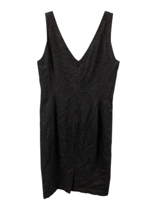 Ralph Lauren Black Size 8 Charcoal Wool Blend Sleeveless Sparkle Dress Charcoal / 8