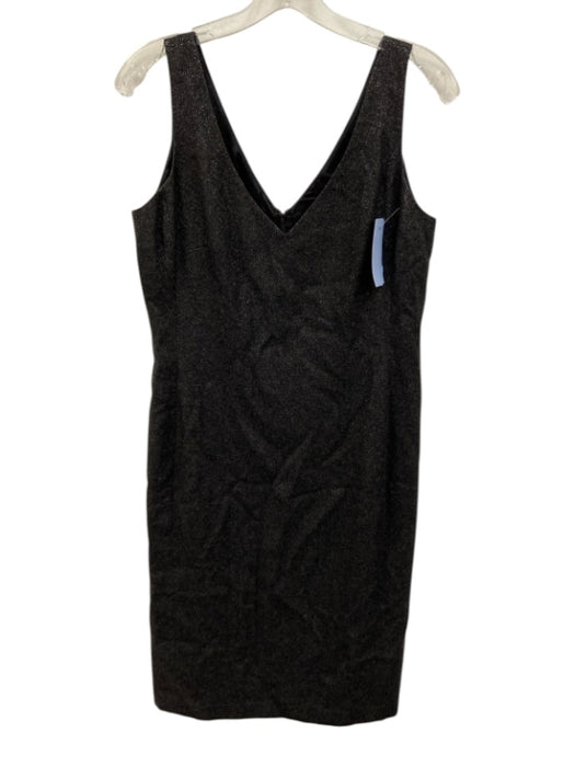 Ralph Lauren Black Size 8 Charcoal Wool Blend Sleeveless Sparkle Dress Charcoal / 8