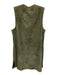 Per Se Size 8 Sage green Leather Suede Snaps Sleeveless Dress Vest Sage green / 8