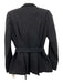 Reiss Size 2 Navy Wool Blend Buttons Sash Blazer Jacket Navy / 2