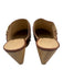 Veronica Beard Shoe Size 8.5 Chestnut Leather Wood Sole Buckle Heel Shoe Clogs Chestnut / 8.5