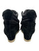 Ash Shoe Size 40 Black Suede Wedge Lace Up Sneakers Black / 40