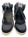 Ash Shoe Size 40 Black Suede Wedge Lace Up Sneakers Black / 40