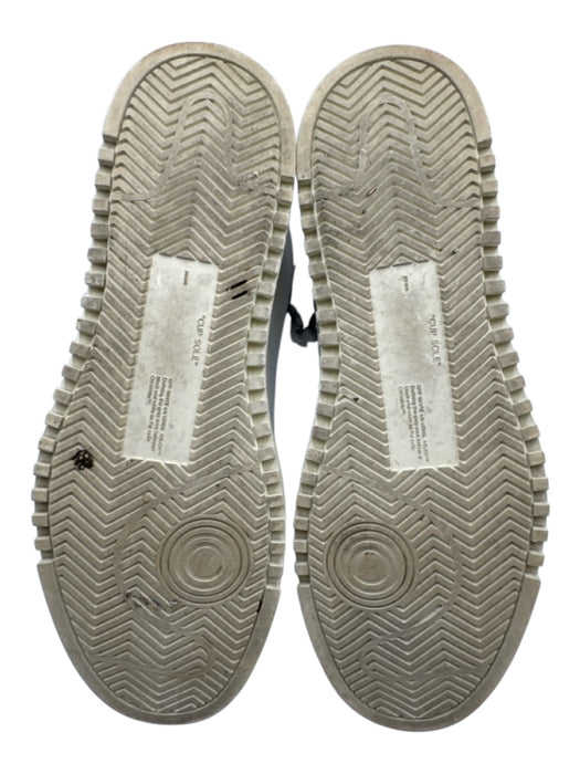 Off White Shoe Size 40 White & Gray Canvas & Suede Laces Rubber Sole Sneakers White & Gray / 40