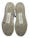 Off White Shoe Size 40 White & Gray Canvas & Suede Laces Rubber Sole Sneakers White & Gray / 40