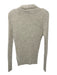 Madewell Size L Cream Alpaca Ribbed Mock Neck Long Sleeve Top Cream / L