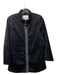 Carol Anderson Size Medium Black Polyester Textured Silver Hardware Jacket Black / Medium