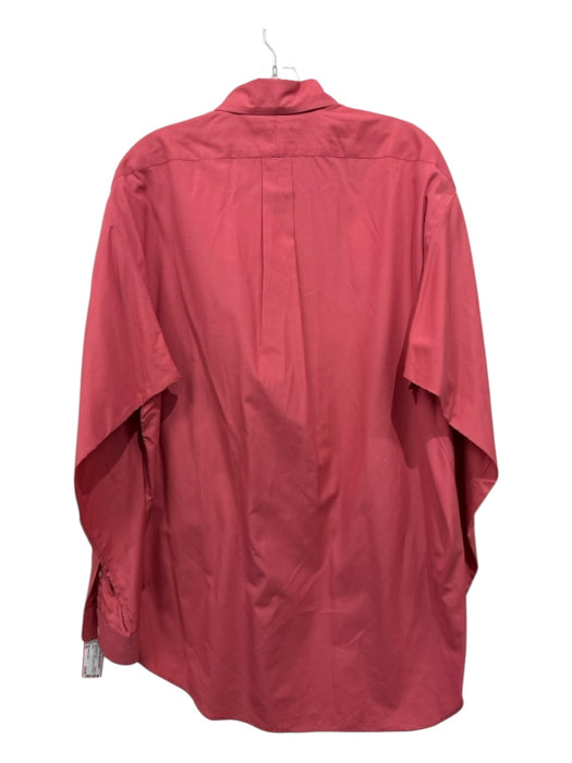 Polo Ralph Lauren AS IS Size M Pink Cotton Button up Men's Long Sleeve Shirt Pink / M