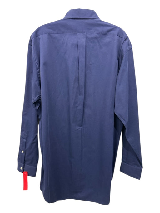 Polo Ralph Lauren Size M Blue Cotton Button up Men's Long Sleeve Shirt Blue / M