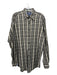 Polo Sport Size M Green & Multi Cotton Plaid Button up Men's Long Sleeve Shirt Green & Multi / M