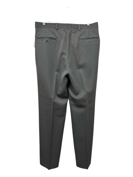 Burberrys Size 34 Green Wool Zip Fly Men's Pants Green / 34