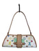 Louis Vuitton White & Multi Print Coated Canvas Monogram Leather Accents Bag White & Multi Print / XS