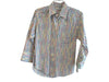Jill McGowan Size Est S White & Multi No Fabric Tag Long Sleeve Polka Dot Top White & Multi / Est S