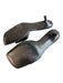 Stubbs & Wooten Shoe Size 6.5 Black Leather Upper open toe Crocodile Print Shoes Black / 6.5