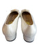 Salvatore Ferragamo Shoe Size 5.5 White Leather Square Toe Gold detail Shoes White / 5.5