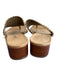 Salvatore Ferragamo Shoe Size 6 Brown Leather Woven Detail Thong Strap Shoes Brown / 6