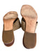 Salvatore Ferragamo Shoe Size 6 Brown Leather Woven Detail Thong Strap Shoes Brown / 6