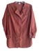 Poetry Size 10 Brown Cotton Ribbed Long Sleeve Double Button Detail Tunic Brown / 10