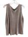 Eileen Fisher Size Medium Oatmeal Organic Linen Sleeveless Round Neck Knit Top Oatmeal / Medium