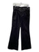 Nanette Lepore Size 6 Charcoal Viscose & Cotton High Rise Velvet 4 Pocket Pants Charcoal / 6