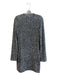 & Other Stories Size S Silver Polyamide Blend Round Neck Long Sleeve Dress Silver / S