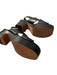 Vince Shoe Size 8.5 Black Leather Brown Trim Details Platform Sandal Shoes Black / 8.5