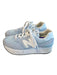 New Balance Shoe Size 8.5 Light Blue Manmade Material Suede Detail Lace Up Shoes Light Blue / 8.5