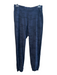 Athleta Size 6 Blue & Black Polyester Blend Stretch Back Camo Athletic Pants Blue & Black / 6