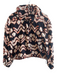 Ulla Johnson Size 6 Cream, Black & Orange Silk Abstract Print high neck Top Cream, Black & Orange / 6