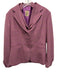 Cordings Purple Wool & Cashmere Plaid Button Front Slip Pocket Jacket Set Purple / 12/14