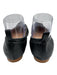 Clarks Shoe Size 7.5 Black Llama Blend Slip On Pull Tab Cushion Sole Flats Black / 7.5
