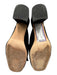 Barneys New York Shoe Size 37.5 Black Suede Fringe High Heel Loafer Mules Black / 37.5