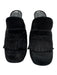 Barneys New York Shoe Size 37.5 Black Suede Fringe High Heel Loafer Mules Black / 37.5